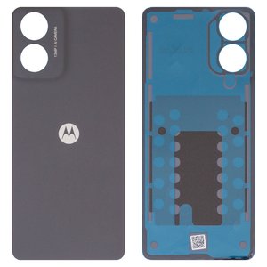 Panel trasero de carcasa puede usarse con Motorola Moto E14, negra, graphite gray