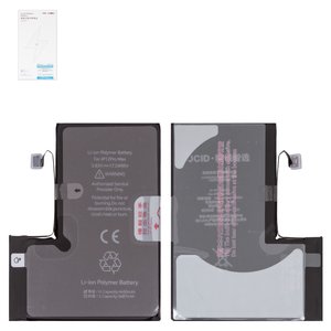 Battery JCID compatible with Apple iPhone 12 Pro Max, Li Polymer, 3.83 V , 4450 mAh, High Capacity 