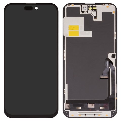 LCD compatible with iPhone 14 Pro Max, black, with frame, AAA, TFT , ZY, LTPS HD+ 
