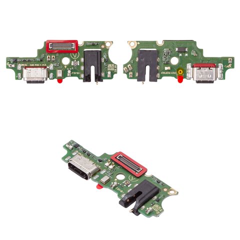Flat Cable compatible with Infinix Hot 40 X6836 , Hot 40 Pro X6837 , charge connector, with components, Original PRC , charging board 