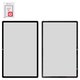 Housing Glass G+OCA PRO compatible with Samsung X820 Galaxy Tab S10 Plus, (with OCA film, black)