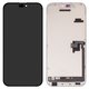 Pantalla LCD Wextom puede usarse con iPhone 16 Pro Max, negro, con marco, HC, sin error, (OLED) soft, Diagnosable, 120Hz