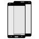 Housing Glass compatible with Samsung A700F Galaxy A7, A700H Galaxy A7, (black)