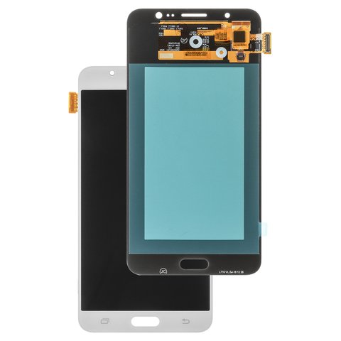 LCD compatible with Samsung J710 Galaxy J7 2016 , white, without frame, High Copy, OLED  