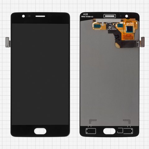 LCD compatible with OnePlus 3 A3003, 3T A3010, black, without frame, Original PRC  