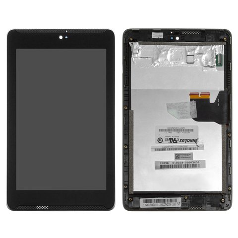 LCD compatible with Asus FonePad 7 ME373CG 1Y003A , FonePad HD7 ME372, FonePad HD7 ME372CG K00E, black, with frame 