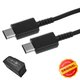 USB Cable Samsung, (2xUSB type-C, 80 cm, black, Original) #GH39-02031A