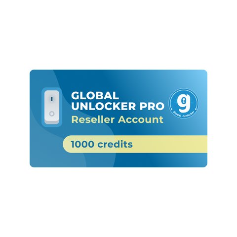 Global Unlocker Pro Reseller Account 1000 credits 