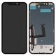 LCD compatible with Apple iPhone XR, (black, with frame, PRC, Self-welded OEM, Toshiba/Sharp version)