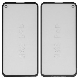 Housing Glass G+OCA PRO compatible with Google Pixel 4a, with OCA film, black 