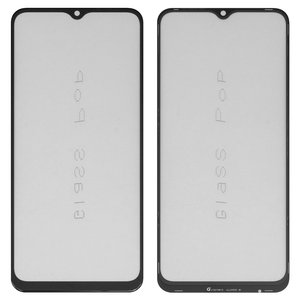 Housing Glass G+OCA PRO compatible with Vivo Y20 2020 , with OCA film, black 