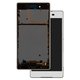 Pantalla LCD puede usarse con Sony E6553 Xperia Z3+, Xperia Z4, blanco, High Copy