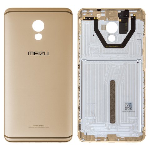 Panel trasero de carcasa puede usarse con Meizu Pro 6 Plus, dorada