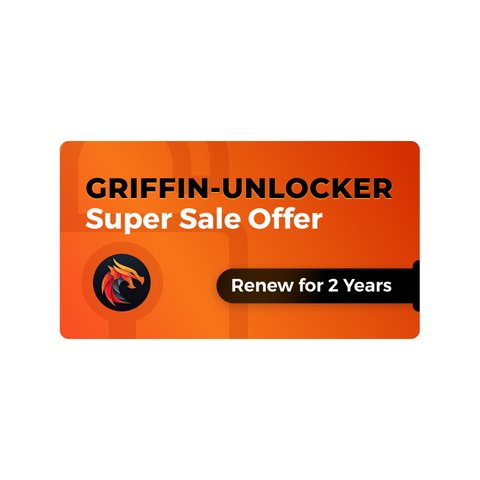 Renovación de acceso a Griffin Unlocker por 2 años super oferta 