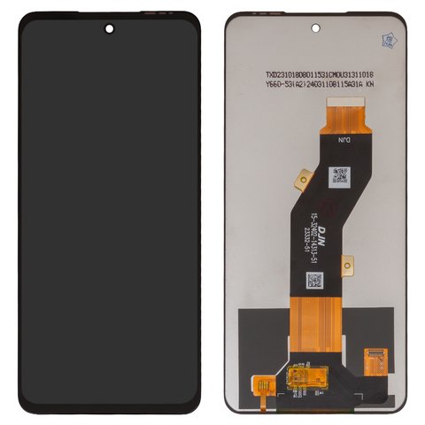 Pantalla LCD puede usarse con Infinix Smart 8 Plus X6526 , negro, sin marco, High Copy, 15 32402 14313 51, XSXFPC6615 1B