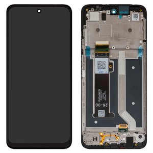 Pantalla LCD puede usarse con Motorola Moto G34, Moto G45, negro, con marco, Copy, 1540464621