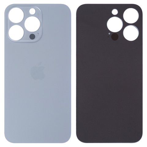 Panel trasero de carcasa puede usarse con iPhone 13 Pro, azul claro, no es necesario desmontar la cámara, Original PRC , sierra Blue, big hole