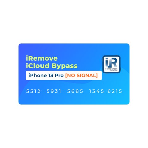 iRemove iCloud Bypass para iPhone 13 Pro [NO SIGNAL]