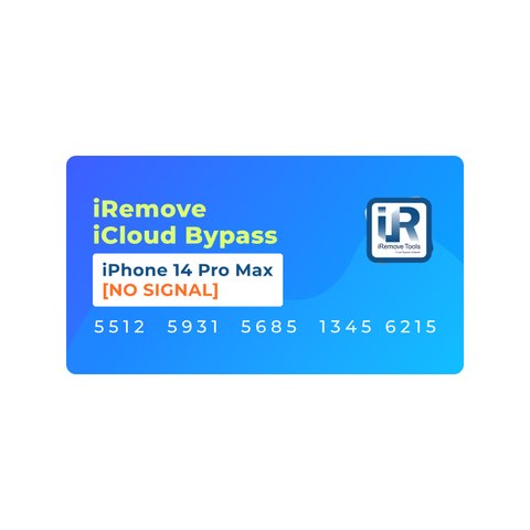 iRemove iCloud Bypass para iPhone 14 Pro Max [NO SIGNAL]