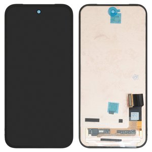 Pantalla LCD puede usarse con Google Pixel 9a, negro, sin marco, original vidrio reemplazado , GXQ96, GTF7P, G3Y12