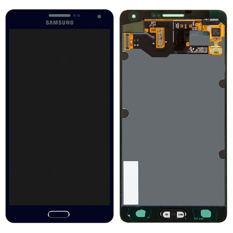 Дисплей для Samsung A700 Galaxy A7; Samsung, синій, без рамки, Original, сервісне опаковання, #GH97 16922B