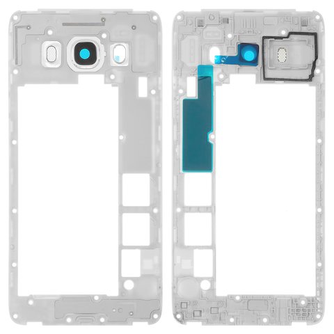 Средняя часть корпуса для Samsung J510F Galaxy J5 2016 , белая
