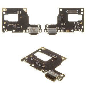 Шлейф для Xiaomi Mi 9 Lite, микрофона, коннектора зарядки, High Copy, плата зарядки, M1904F3BG