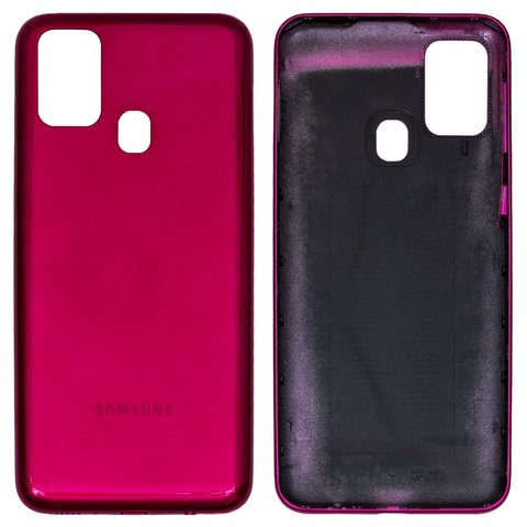 Задня панель корпуса для Samsung M315 Galaxy M31, M315F DS Galaxy M31, червона