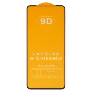 Захисне скло для Xiaomi Redmi Note 12 Pro 4G, сумісне з чохлом, Full Glue, без упаковки , чорний