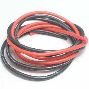 Провід в силіконовій ізоляції 13AWG, 2,5 мм², 1 м, червоний, UL3135