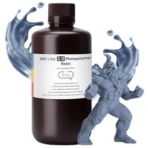 Фотополимерная смола для 3D принтера ELEGOO ABS образная 2.0, Grey, 1 кг