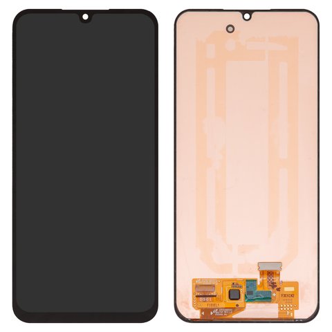 Дисплей для Samsung A245 Galaxy A24, M346 Galaxy M34, чорний, без рамки, Оригінал переклеєне скло 