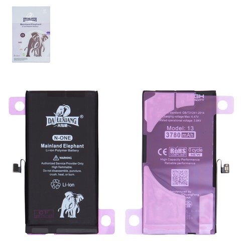 Аккумулятор Da Luxiang для Apple iPhone 15 Plus, Li ion, 3,867 B, 4660 мАч, повышенная ёмкость, original IC