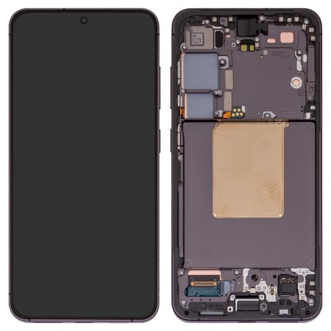 Дисплей для Samsung S921 Galaxy S24, чорний, з рамкою, Original PRC 