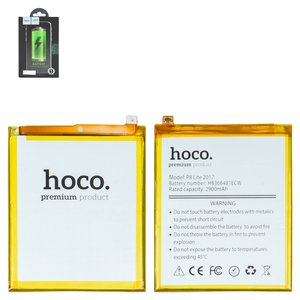 Аккумулятор Hoco HB366481ECW для Huawei P Smart, P10 Lite, P8 Lite 2017 , Li Polymer, 3,82 B, 2900 мАч, PRA LA1, PRA LX2, PRA LX1, PRA LX3