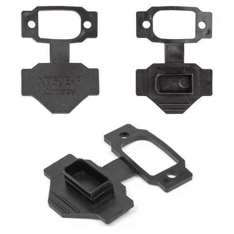 Заглушка Amass XT60E F, чорна, на панель