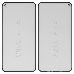 Скло корпуса G+OCA PRO для Google Pixel 5, з ОСА плівкою, чорне