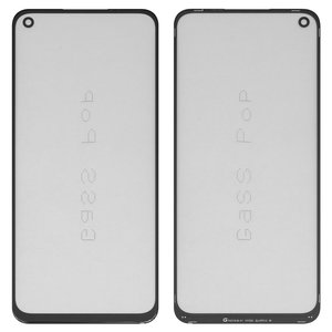 Скло корпуса G+OCA PRO для Realme 6, з ОСА плівкою, чорне