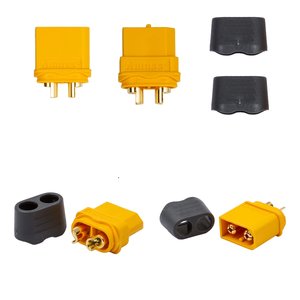 Силовий роз'єм живлення Amass XT60H F+XT60H M, комплект, "тато", "мама"