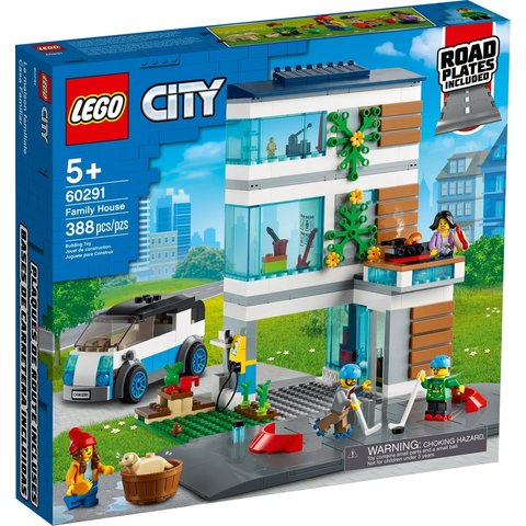 Конструктор LEGO City Современный дом для семьи 60291 