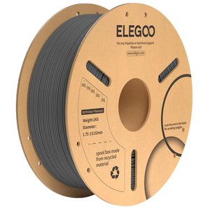 Філамент ELEGOO PLA+, хромово сірий space gray , 1 кг