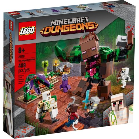 Конструктор LEGO Minecraft Гидкі джунглі 21176 