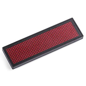 Portanombres LED (92 x 27 x 7 mm, rojo) Portanombres LED (92 x 27 x 7 mm, rojo)